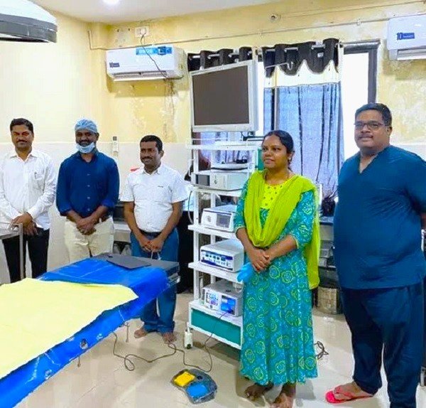 Installation of Laparoscopy equipments Khushi Hospital in Koppal Karnataka