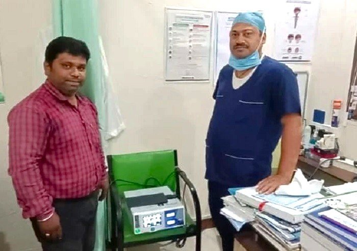 Installation of SHALYA Sigma cautery to Dr Rahul Patil Kolhapur
